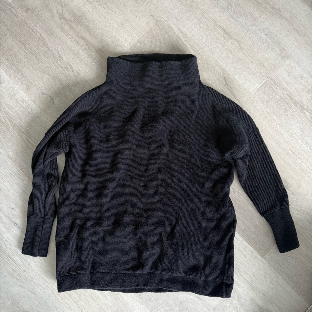 FREE PEOPLE Black Turtleneck Sweater